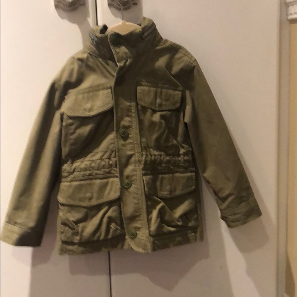 Crew cuts Fall Coat size 4/5 - Army Green